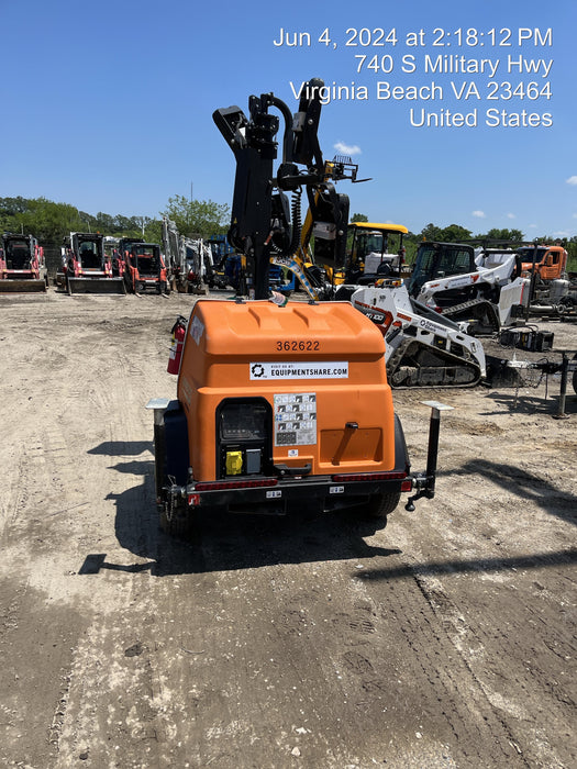 2023 Generac MLT2 Diesel, Flex Switch 120V Input, Powerzone Controller, 
(4) 320W LED Lights, 4kW Generator, 39.9 Gal Fuel Tank, 2" Ball, T3