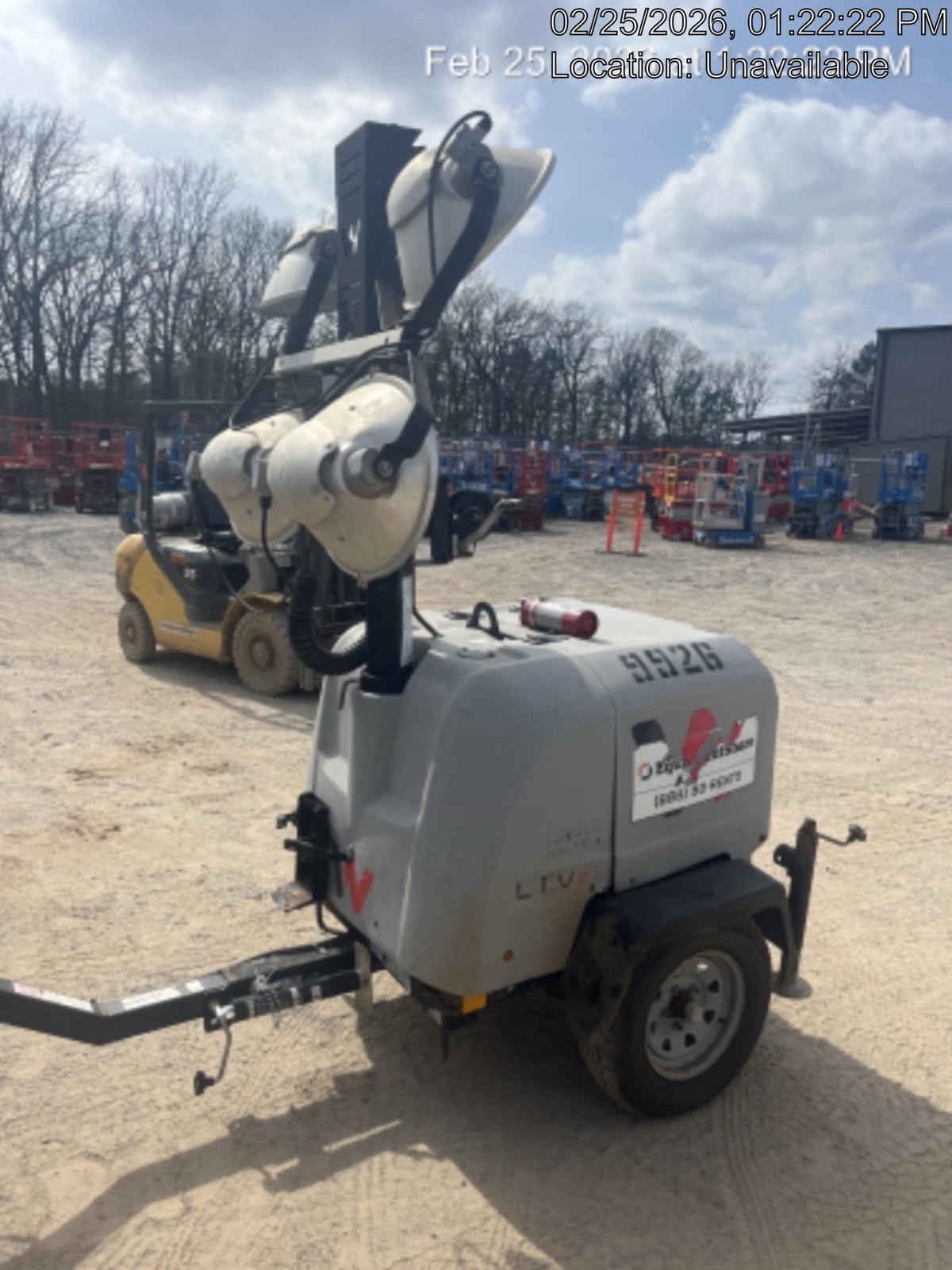 Wacker Neuson LTV6K-MH Wacker Neuson LTV6K Towable Light Tower