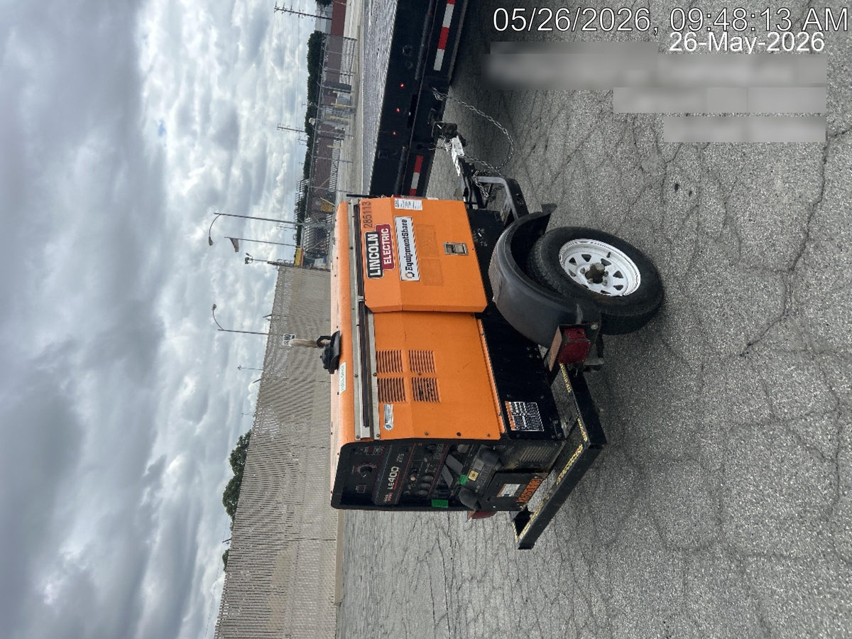2022 Lincoln Electric LE400 Kubota V1505, Trlr, Cable Rack, Light Kit, ES Decals, T3