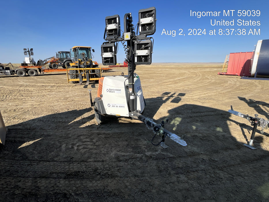 2023 Generac MLT2 Diesel, Flex Switch 120V Input, Powerzone Controller, (4) 320W LED Lights, 4kW Generator, 39.9 Gal Fuel Tank, 2" Ball, T3