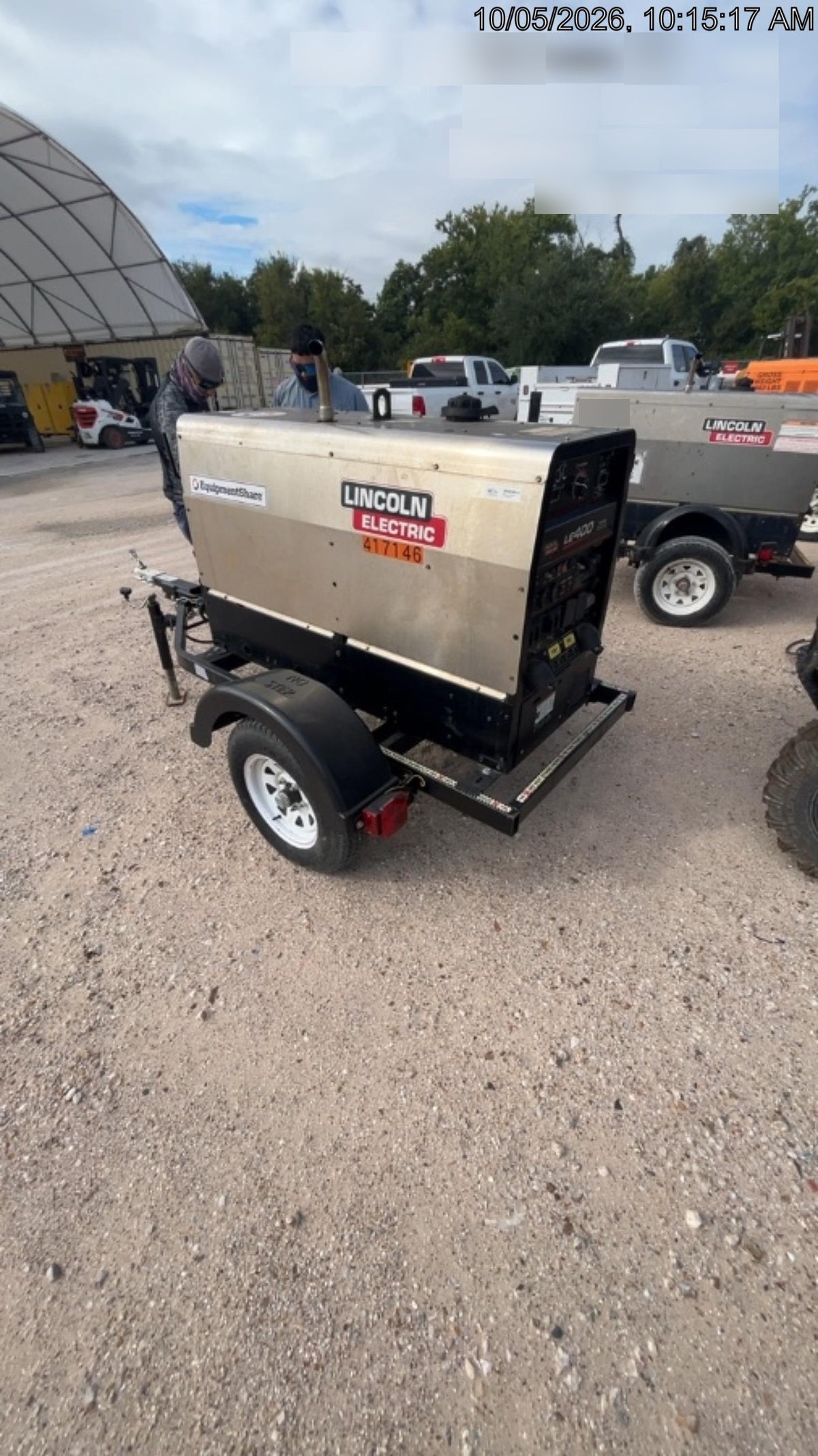 2024 Lincoln Electric LE400 Kubota V1505, Trlr, Cable Rack, Light Kit, ES Decals, T3