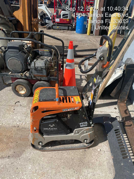 2023 Multiquip MVH158 Honda GX200, 17" Plate, Gas