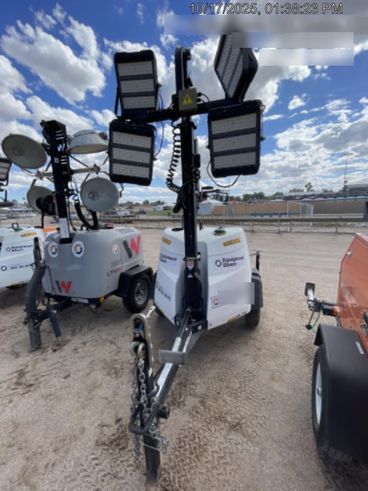 2024 Generac MLT2 Diesel, Flex Switch 120V Input, Powerzone Controller, 
(4) 320W LED Lights, 4kW Generator, 39.9 Gal Fuel Tank, 2" Ball, T3