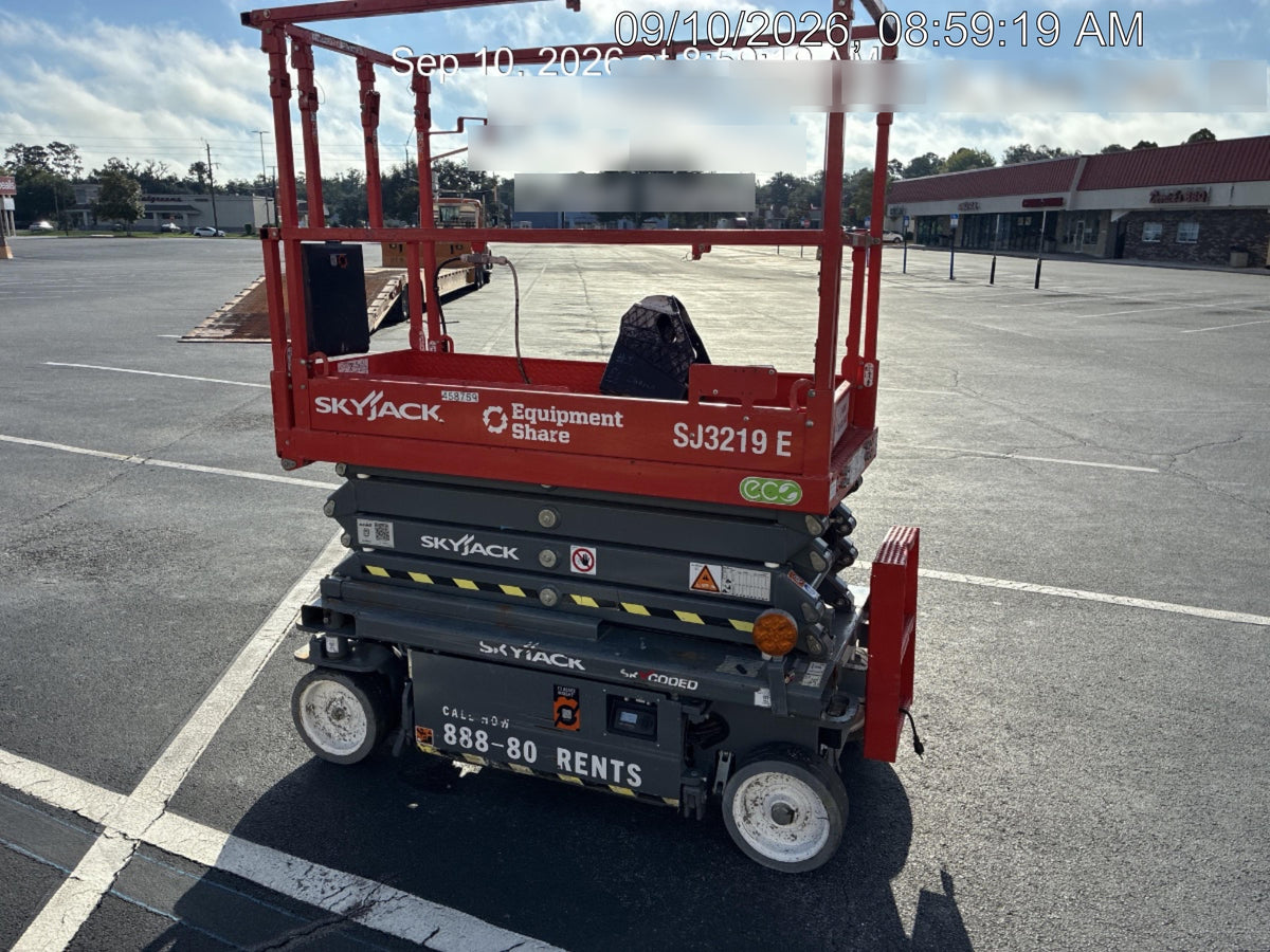 2024 Skyjack SJ3219 Electric Drive, Sld NM Tires, DBcns, RFRails, Power to Platform, T3 + Access Control