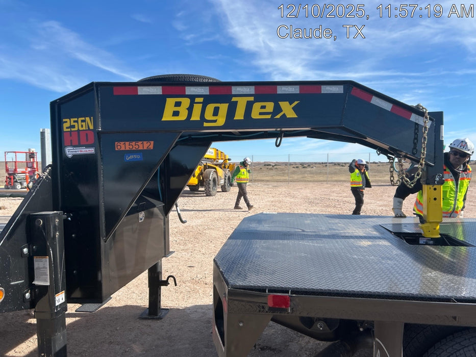 2025 BIG TEX TRAILER 25GN-40D5A-MRBK