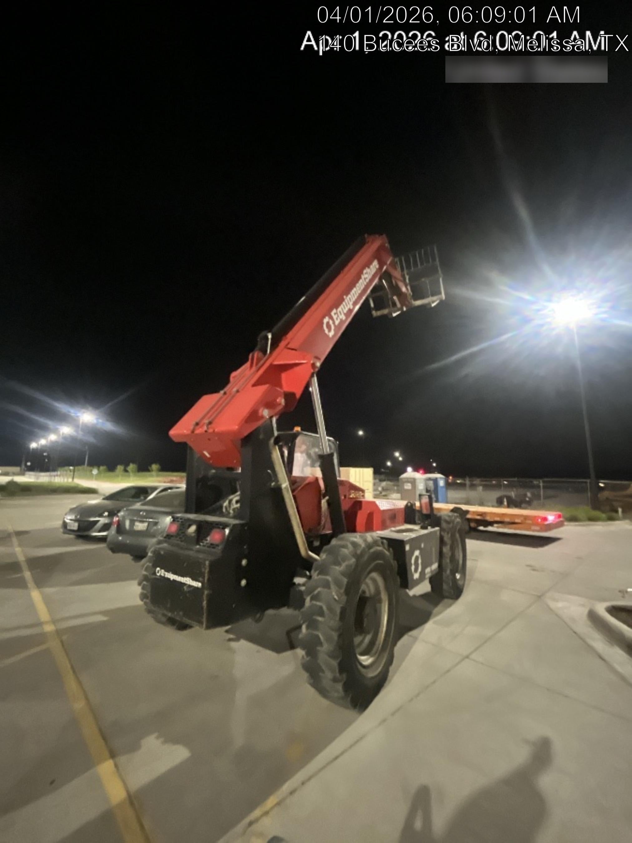 2019 Manitou MTA10055 Canopy, 120 HP, Solid Tires, Work Lights, Lift Hook, Auxiliary Hydraulics 66" Carriage and 60" Forks