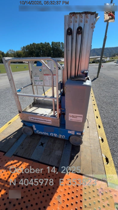 2019 GENIE GR-20
