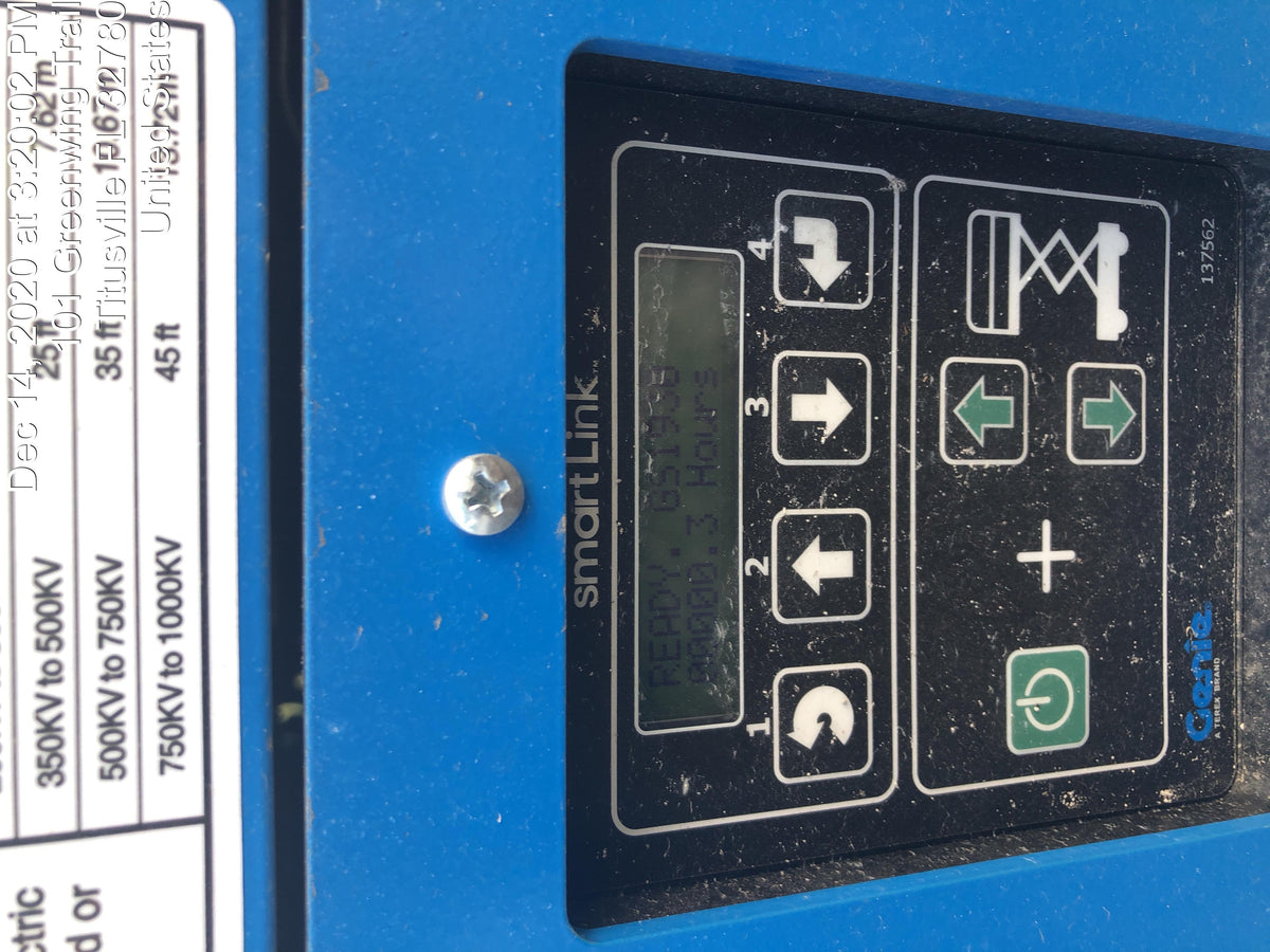 2020 Genie GS-1930 Solid Non Marking Tires, Beacon, Folding rails with half height swing gate