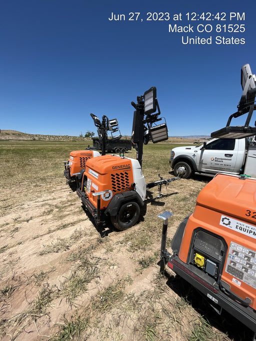 2023 Generac MLT2 Diesel, Flex Switch 120V Input, Powerzone Controller, (4) 320W LED Lights, 4kW Generator, 39.9 Gal Fuel Tank, 2" Ball, T3