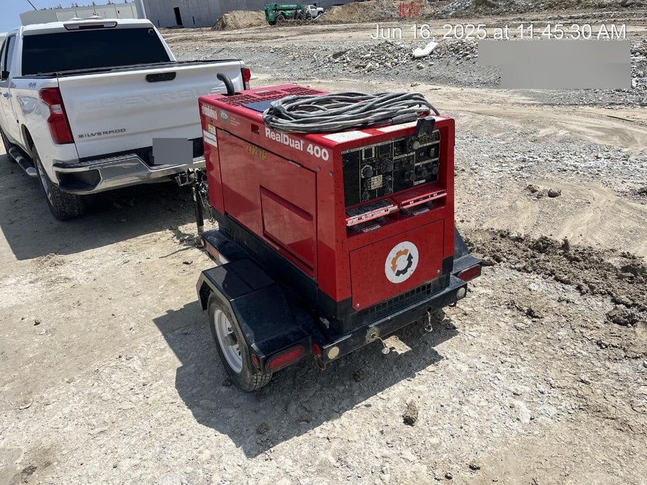 2022 Shindaiwa DGW400MDL Kubota D902 Engine, 23 HP, Dual Op Welder, Wire, Arc, Droop Stick, Tig, and CC Stick Functionality, Simulphase, 3 Phase and 1 Phase Gen Output, Single Axle NB Trlr, Slr Trckl Chrg 12V 12W, Fire Ext