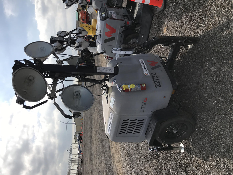 2019 Wacker Neuson LTV6L-MH Wacker Neuson LTV6L Mobile Light Tower w/Fuel Level Sensor Installed
