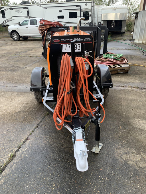 2021 Lincoln Electric Vantage 322 Vantage 322 Ready Pak 3 w/ Decals, ORANGE (includes trailer, cable rack, fender light kit) NO Telematics