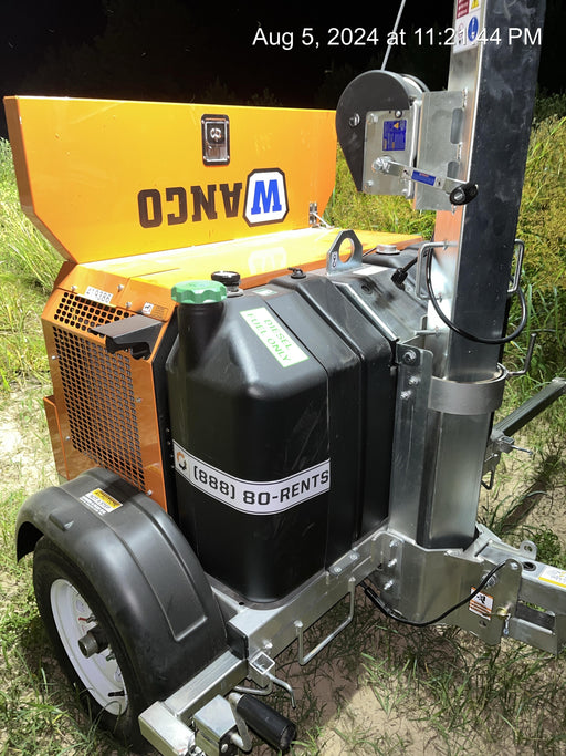 2024 Wanco WLTT-4MM4K Diesel, Deep Sea Controller, Shore Power Plug, Auto Start, (4) 350W LED Floodlights, 4kW Generator, 60 Gal Fuel Tank, 2" Ball, T3