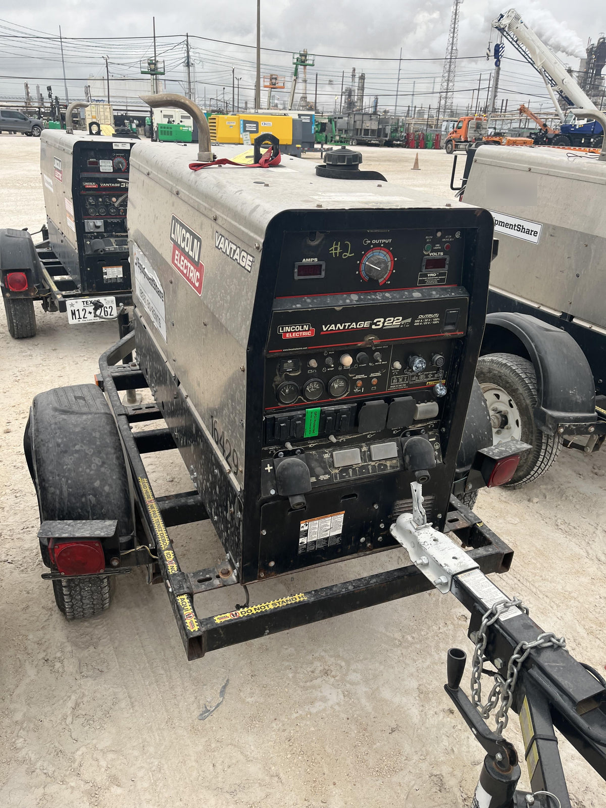 2018 Lincoln Electric Vantage 322 Lincoln Vantage 322 Welder Ready Pak 3 - Vantage 322, Trailer, Fender and light kit, Cable rack