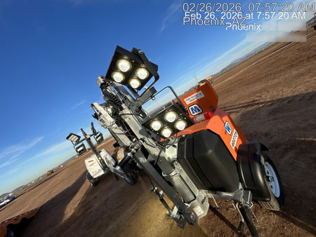 2024 Wanco WLTT-4MM4K Diesel, Deep Sea Controller, Shore Power Plug, Auto Start, (4) 350W LED Floodlights, 4kW Generator, 60 Gal Fuel Tank, 2" Ball, T3