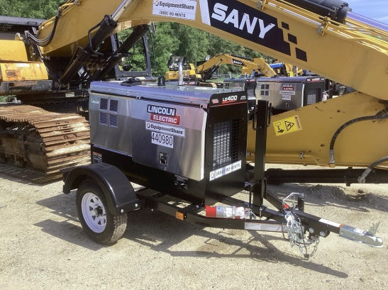 2024 Lincoln Electric LE400 Kubota V1505, Trlr, Cable Rack, Light Kit, ES Decals, T3