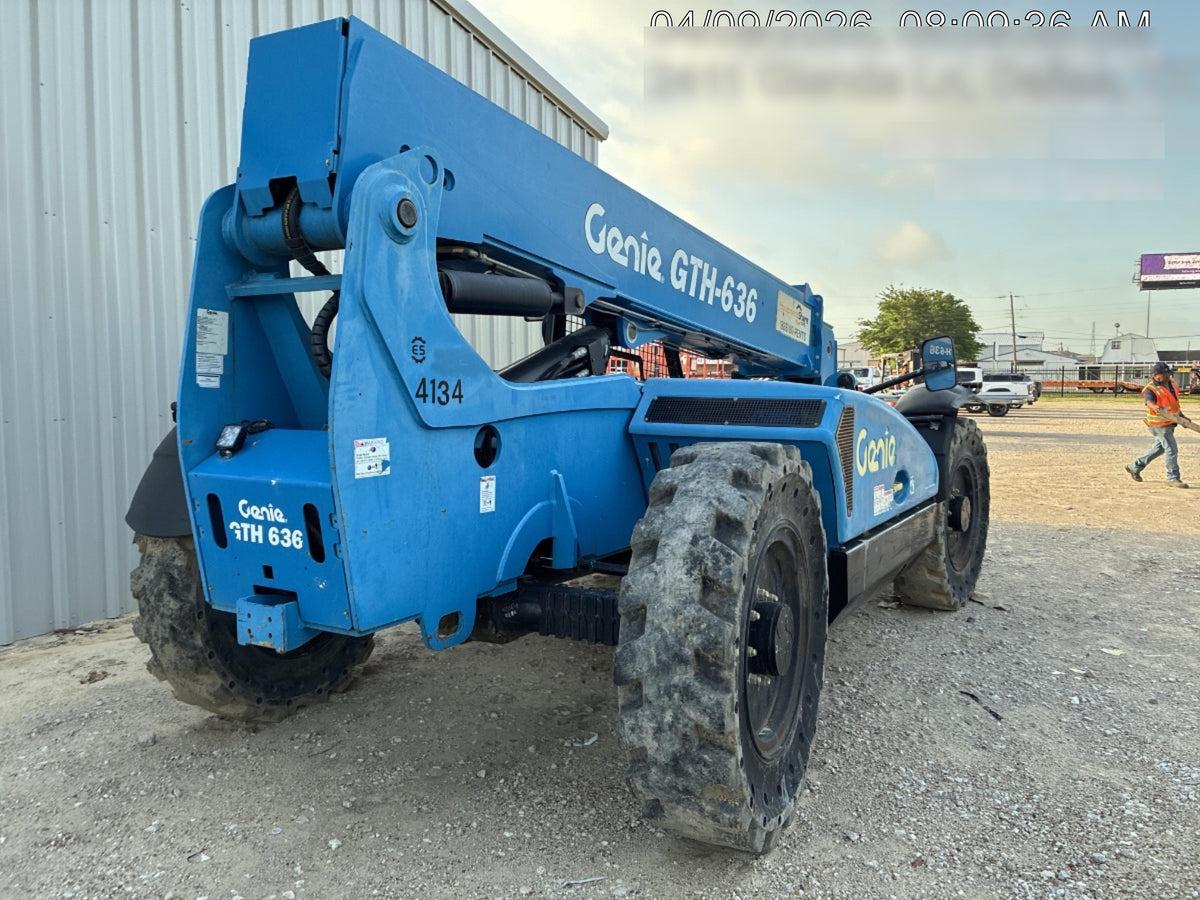2017 Genie GTH-636 Genie GTH636 Telehandler, 48' Carriage, Solid Tires