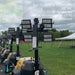2022 Allmand NLV3GR (4) LED Light Fixture 350W, 23' Vertical Mast, 3kW Prime, Towable, ES Decals, T3