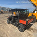 Kubota RTV-X1140W-H 4wd Utility Cart, 4 Seat, Diesel, LED Strobe, Windshield Tempered Glass, Plastic Canopy, Wire Harness Kit, Backup Alarm