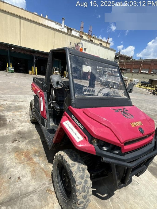 2021 Yanmar YU1000 Canopy, Steel Wheel, Poly WindShield, Beacon, Backup Alarm