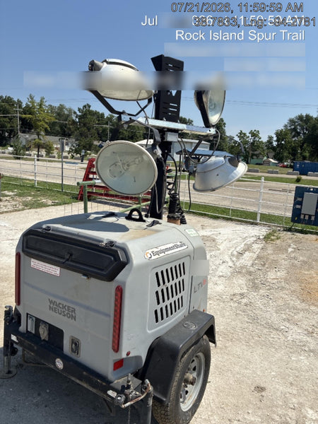 2019 Wacker Neuson LTV6L-MH Wacker Neuson LTV6L Mobile Light Tower w/Fuel Level Sensor Installed
