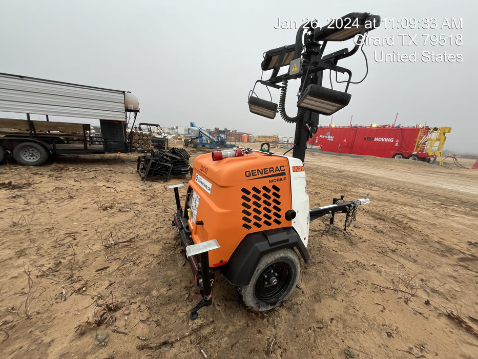 2023 Generac MLT2 Diesel, Flex Switch 120V Input, Powerzone Controller, (4) 320W LED Lights, 4kW Generator, 39.9 Gal Fuel Tank, 2" Ball, T3