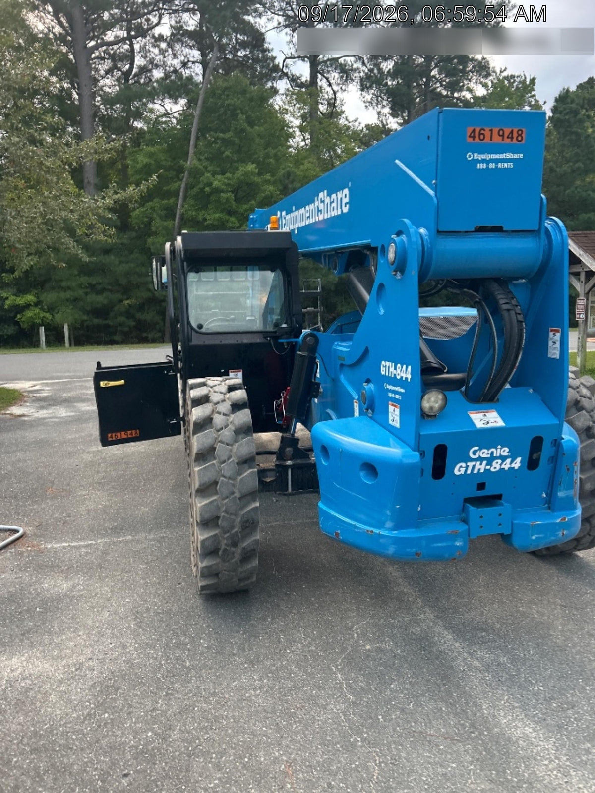 2024 Genie GTH-844 74Hp Dsl, Cab/Heat/Air, Sld Tires, LED WL, Bcn, L Hook, T3 + Access Control
