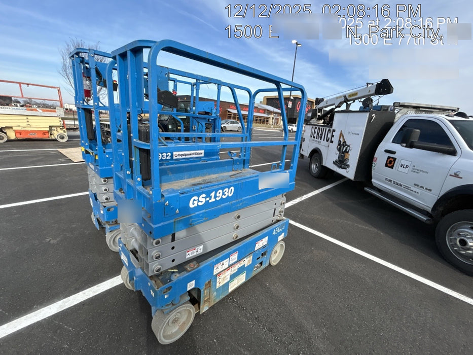 2019 Genie GS-1930 Fixed rails with chain Entry