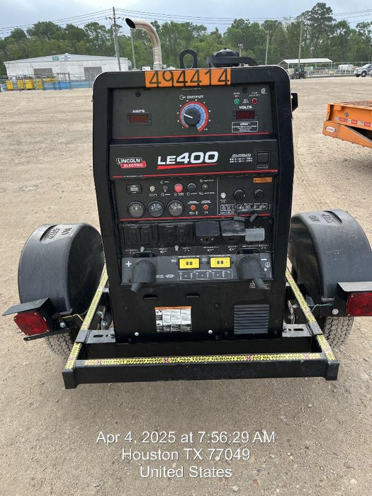 2025 Lincoln Electric LE400 Diesel, Kubota V1505, 22 HP, Trlr, Cable Rack, Light Kit, ES Decals, T3