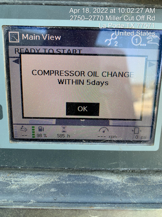 2020 ATLAS COPCO XATS 400 PFF