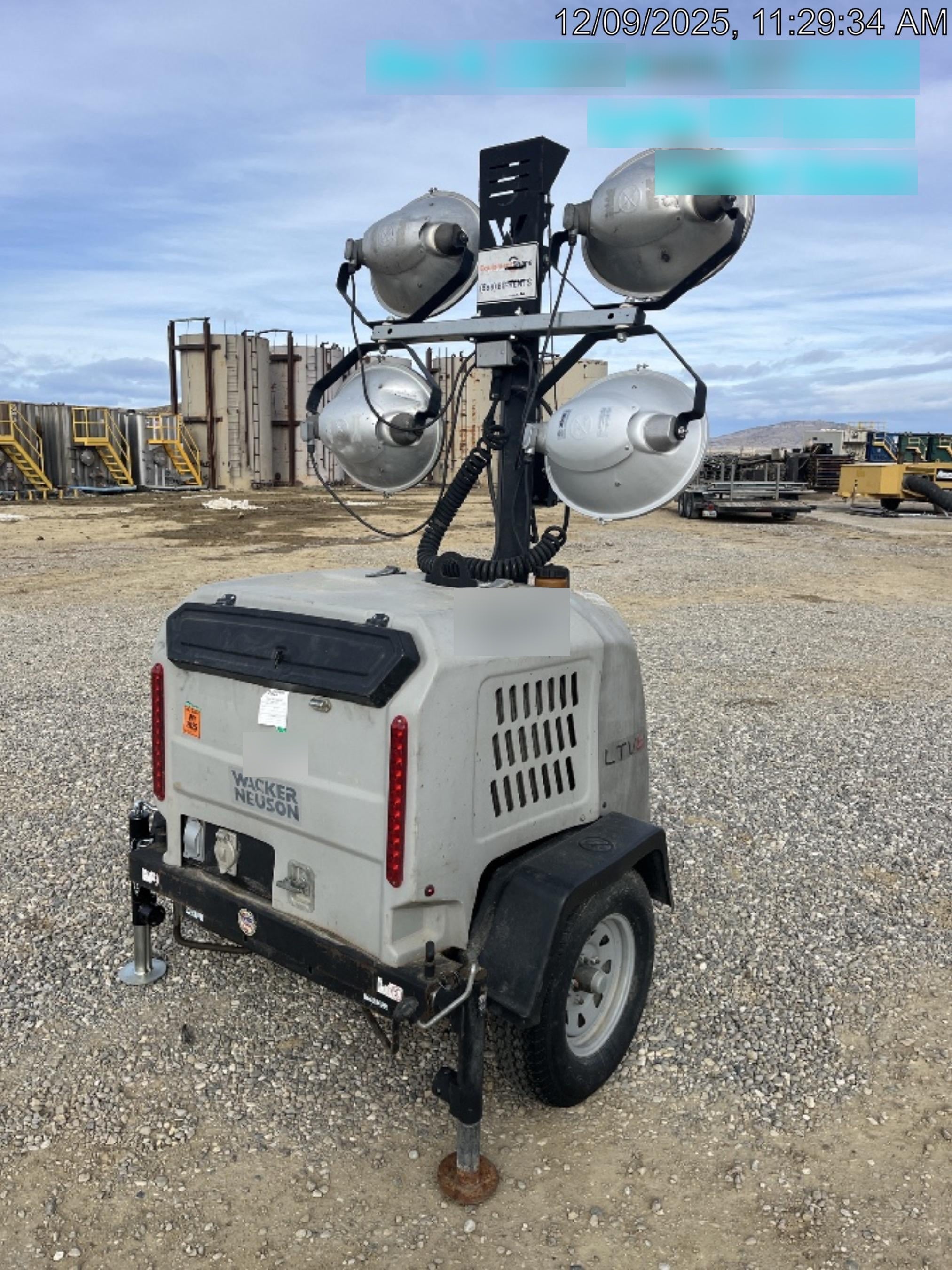 Wacker Neuson LTV6K-MH Wacker Neuson LTV6K Towable Light Tower