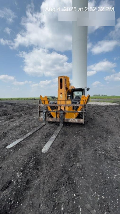 2019 JCB 512-56 Canopy, 109 HP, Solid Tires, STD Worklight, Beacon, Aux Hydraulics, Lifting Eye, Back up Alarm 66" Carriage/60" Forks