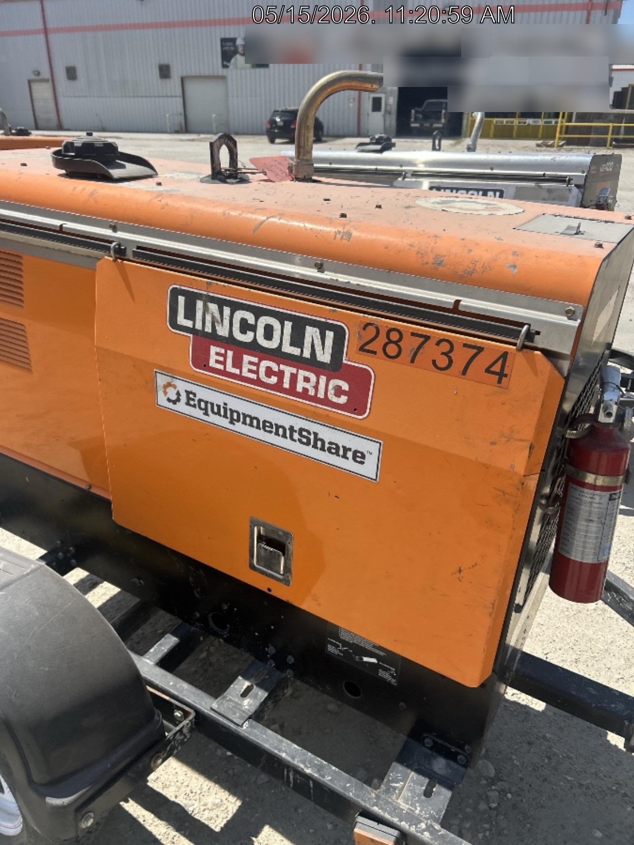 2022 Lincoln Electric LE400 Kubota V1505, Trlr, Cable Rack, Light Kit, ES Decals, T3