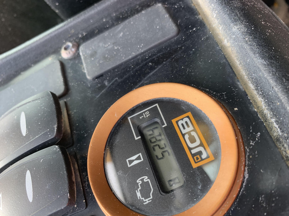 2019 JCB 510-56 Open ROPS, 74 HP, Solid Tires, Worklights, Beacon, Aux Hydraulics, Lifting Eye w/60" Carriage/60" Forks