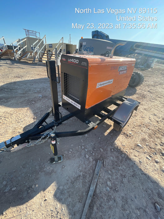 2022 Lincoln Electric LE400 Kubota V1505, Trlr, Cable Rack, Light Kit, ES Decals, T3