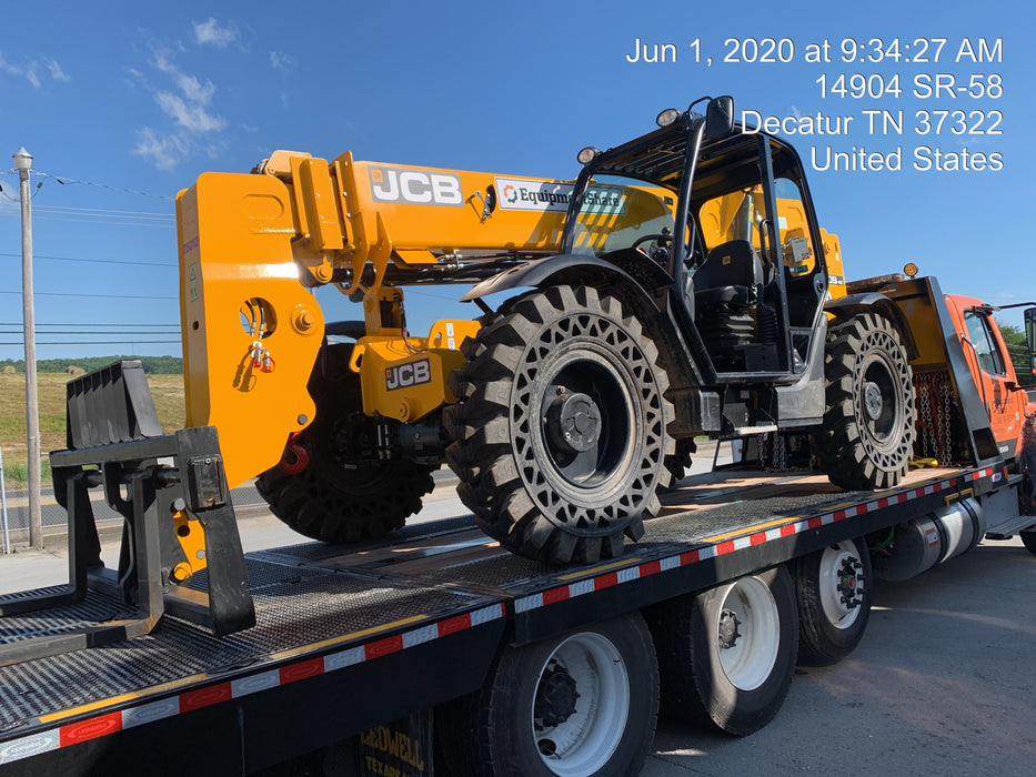 2020 JCB 509-42 Canopy, Solid Tires, Work Lights, Beacon, Aux Hydraulics, Back up Alarm, Lifting Eye, ES Decals