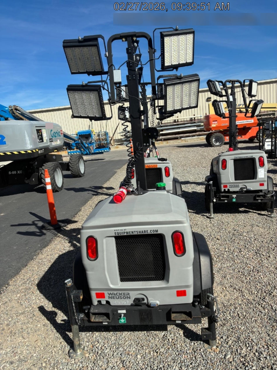 2024 Wacker Neuson LTT4 Diesel, Kohler KDW702, Deep Sea Controller, Auto Start, LED 320W, Bypass Outlet, T3