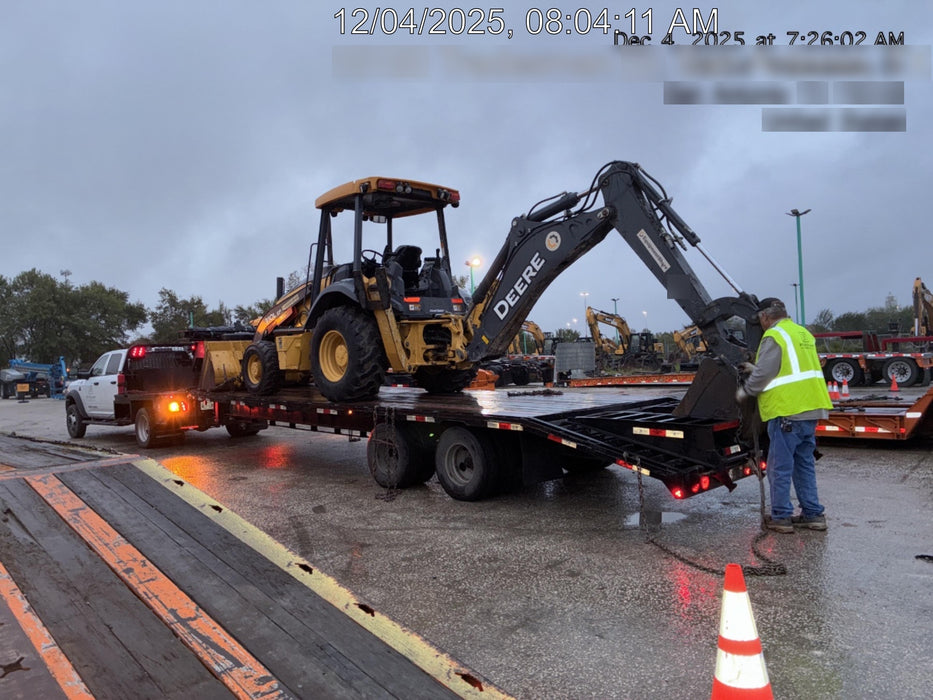 2019 John Deere 310LEP 4WD, Canopy, Standard dipper, ISO Controls, Rear Auxiliary Hydraulics w/Manual QC, Buckets: 12”, 18”, and 24”