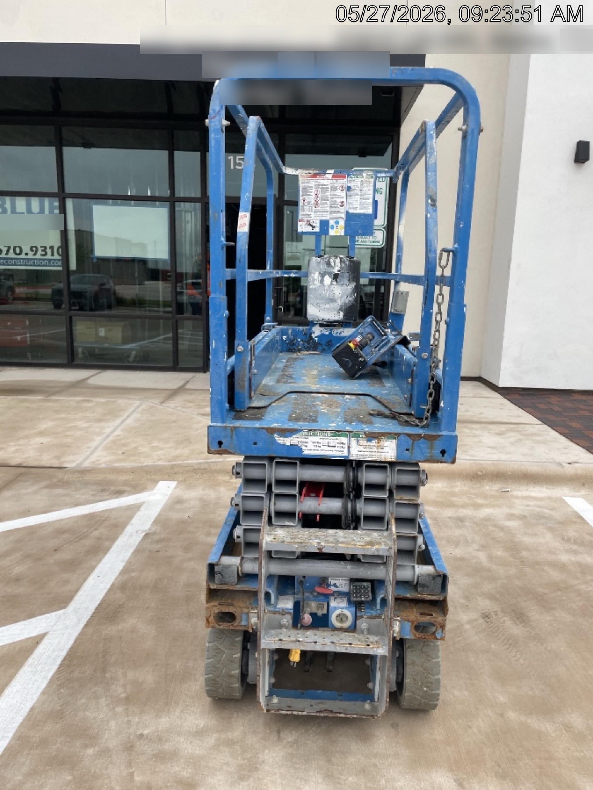 2019 Genie GS-1930 Fixed Rails with Chain Entry