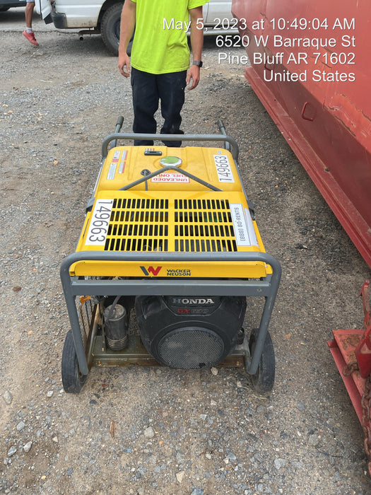2020 Wacker Neuson GPS9700A GENERATOR,EPA,CSA,WHEEL KIT