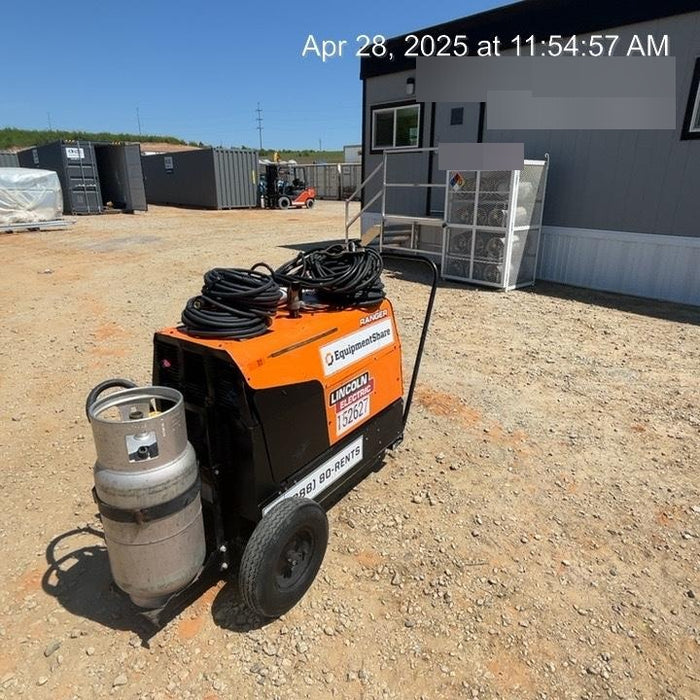 2021 Lincoln Electric Ranger 305 LPG LPG One-Pak (includes undercarriage, tank holder & tank strap) ORANGE