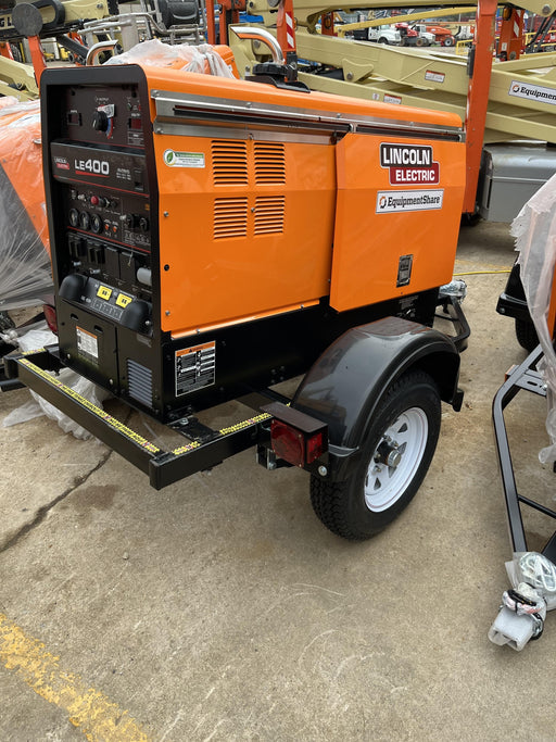 2023 Lincoln Electric LE400 Kubota V1505, Trlr, Cable Rack, Light Kit, ES Decals, T3