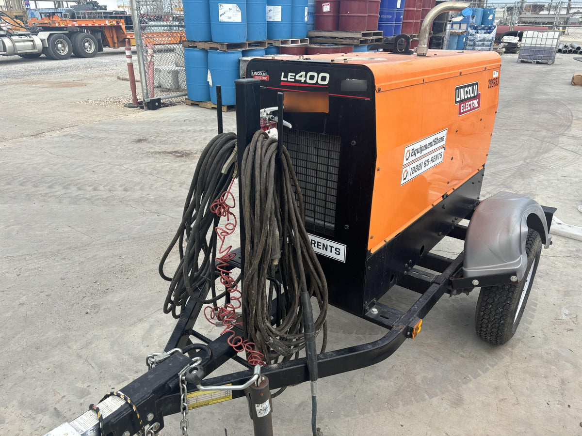 2022 Lincoln Electric LE400 Kubota V1505, Trlr, Cable Rack, Light Kit, ES Decals, T3
