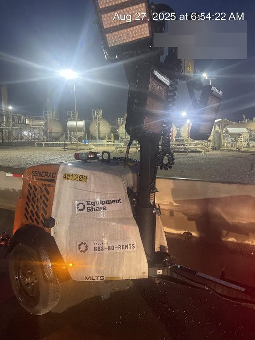 2024 Generac MLT2 Diesel, Flex Switch 120V Input, Powerzone Controller, 
(4) 320W LED Lights, 4kW Generator, 39.9 Gal Fuel Tank, 2" Ball, T3