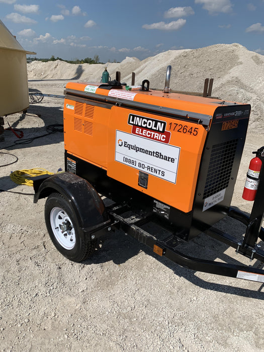 2021 Lincoln Electric Vantage 322 Vantage 322 Ready Pak 3 w/ Decals, ORANGE (includes trailer, cable rack, fender light kit) NO Telematics