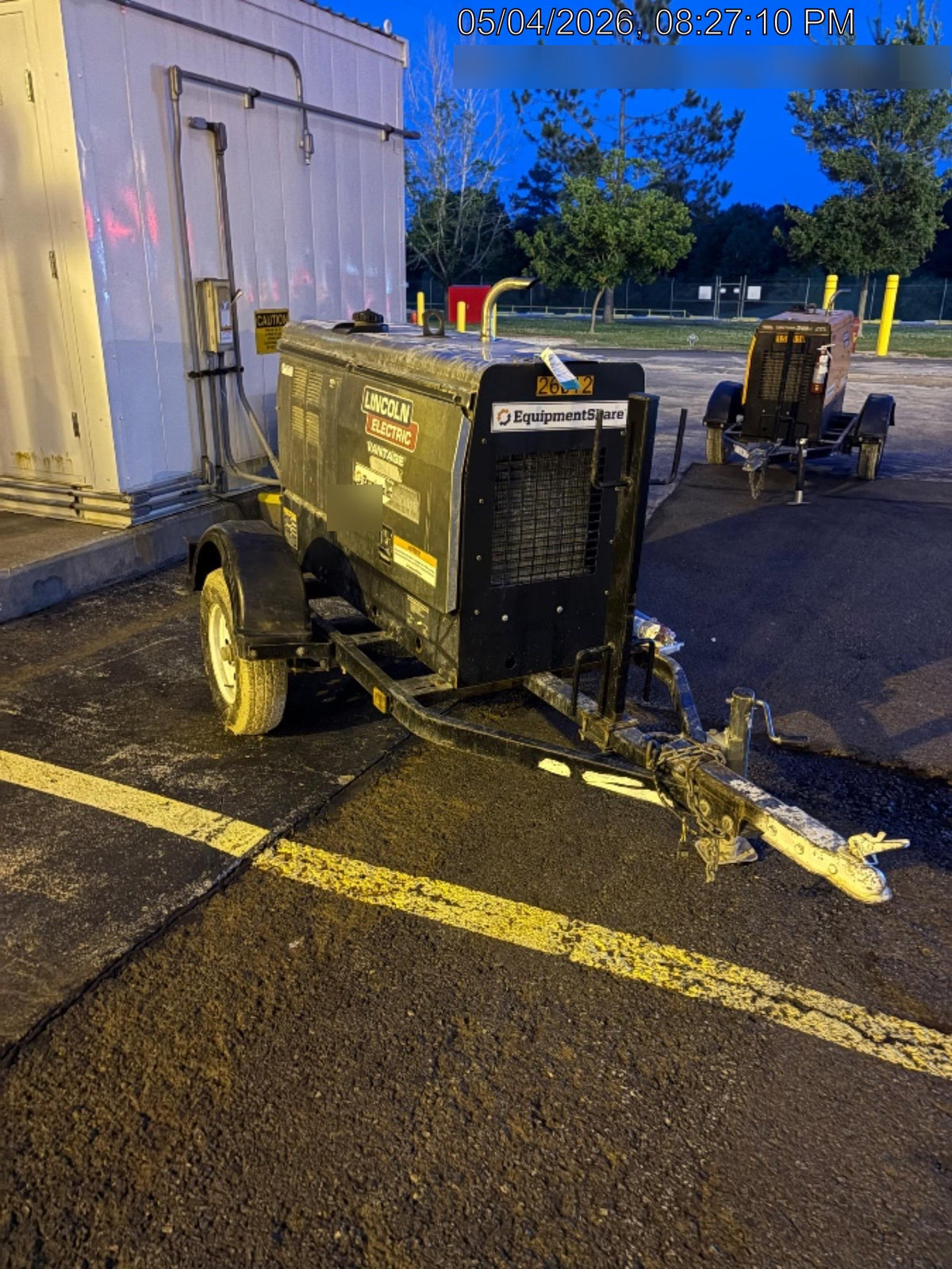 Lincoln Electric Vantage 322 Lincoln Vantage 322 Welder w/Trailer