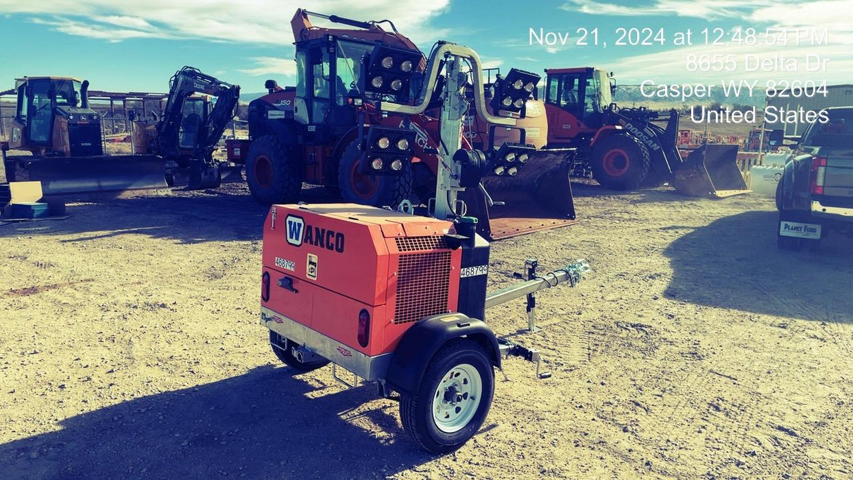 2024 Wanco WLTT-4MM4K Diesel, Deep Sea Controller, Shore Power Plug, Auto Start, (4) 350W LED Floodlights, 4kW Generator, 60 Gal Fuel Tank, 2" Ball, T3