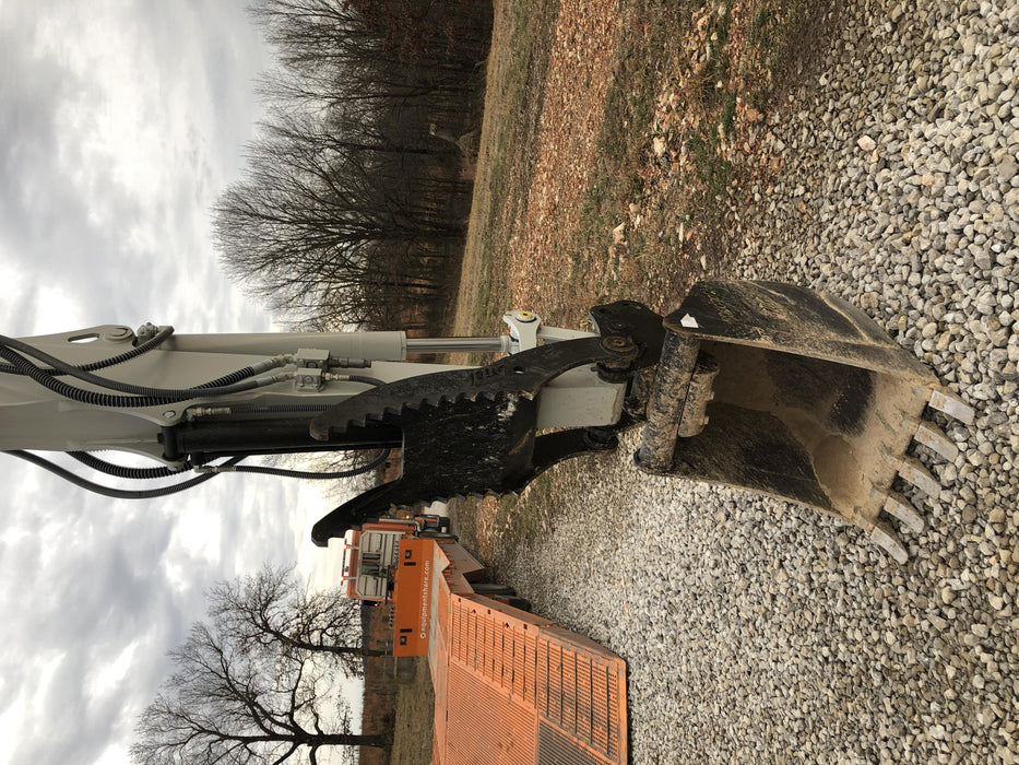 2019 Takeuchi TB290 Cab, AC, Rubber Tracks, Dozer Blade, Travel Alarm, Control Pattern Change Valve, Auxiliary Hydraulics w/18" Quick Coupler Bucket with teeth, 6.2 cu. ft. capacity/24" Quick Coupler Bucket with teeth, 8.6 cu. ft. capacity/36" Quick Coupler Bucket with teeth, 13.4 cu. ft. capacity, Quick Coupler, Hydraulic Thumb Installed