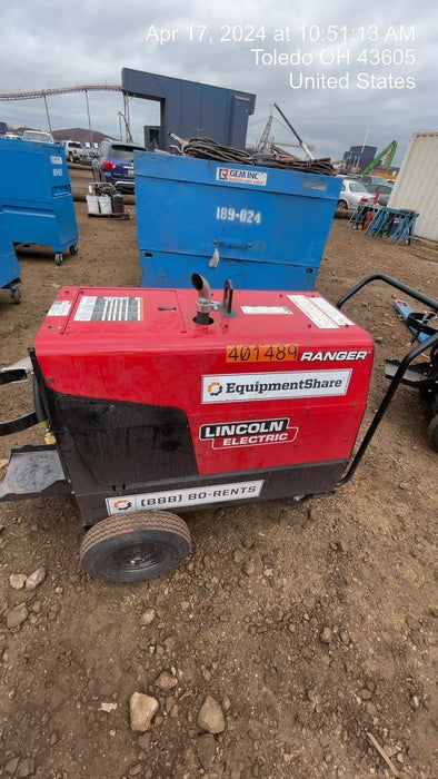 2024 Lincoln Electric Ranger 305 LPG Ranger 305 LPG, Undercarriage, Tank Holder & Strap, 10kw AC Gen, 25hp Kohler LPG Eng