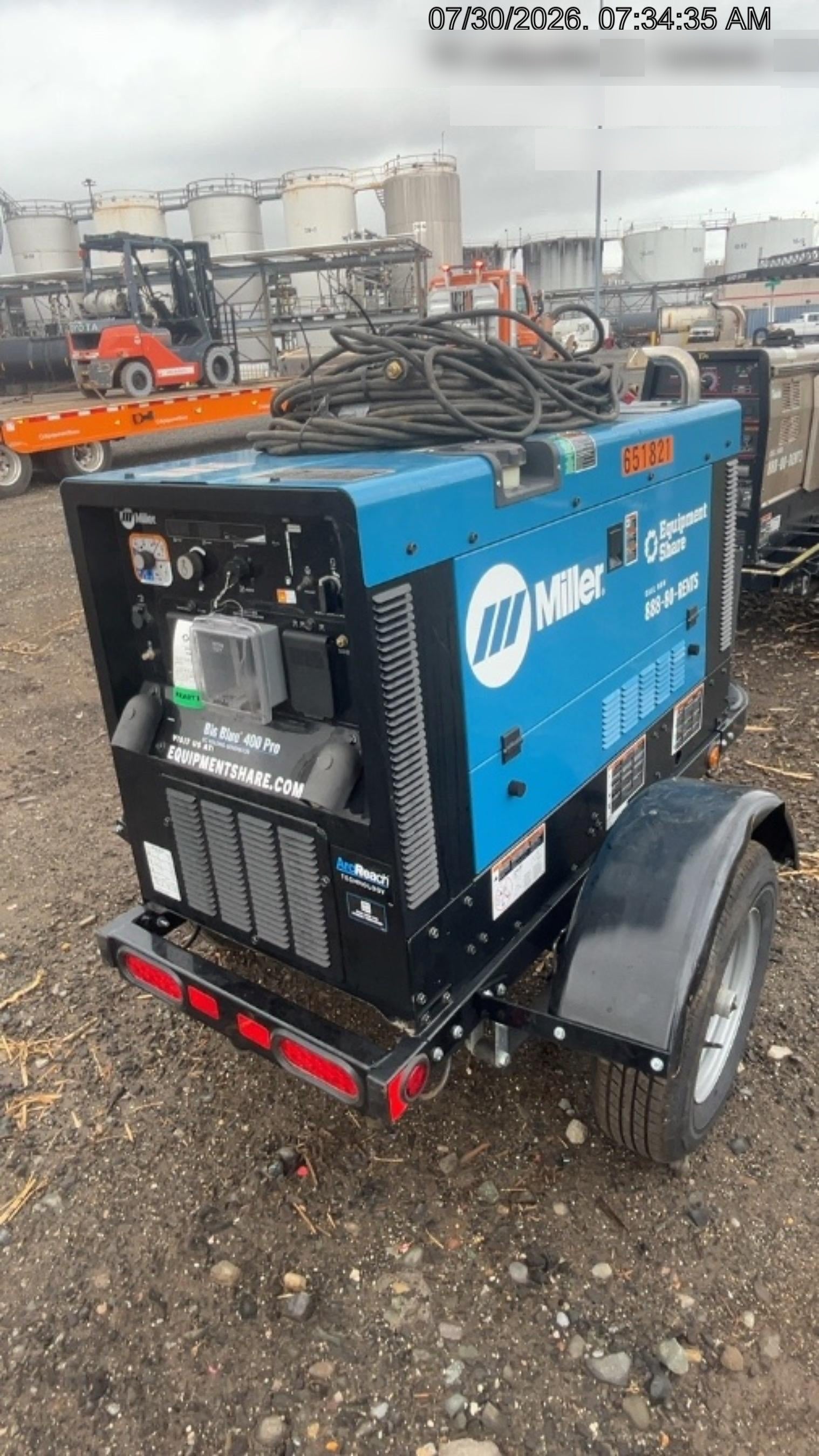 2026 MILLER ELECTRIC BIG BLUE 400